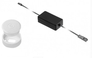 Interupătorul tactil 60W, 12V, 12 m, IP20, reglabil, miniAMP, alb