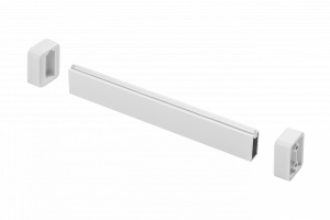Bara de haine dreptunghiulara L = 3m , culoare alba