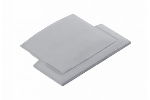 Capac profil GLAX LED argintiu (10 buc. în blister)