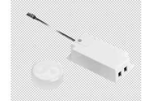 Comutator tactil wireless CCT alb (codare suplimentară telecomandă)
