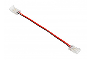 Conector transparente pentru benzi LED COB de 8 mm cu cablu de 15 cm