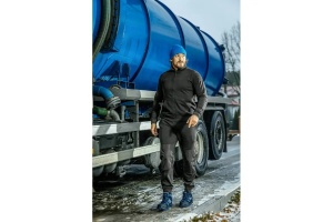 Pantaloni de trening bumbac negru MURG 2XL - Img 2