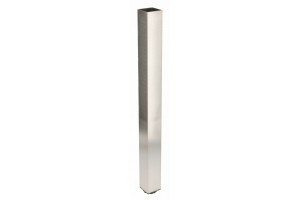 Picior pentru masă pătrat din aluminiu reglabil, inox , 60x60x710