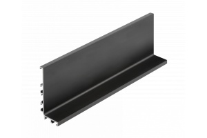 Profil Gola "J" LED L=3m, din aluminiu culoare Negru, GTV VELLO
