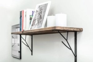 Suport raft TREE, 20x17 cm, black mat