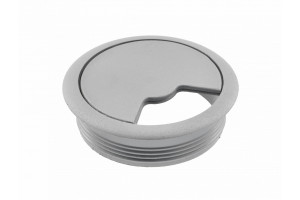 Trecere cabluri Ø60mm aluminiu/gri