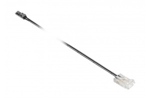 Conectori 8mm transparenți pentru benzi COB cu cablu de 2 m și mini AMP tată
