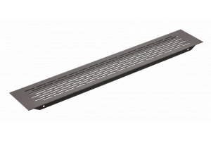 Grilă de ventilație din aluminiu 80x480, negru