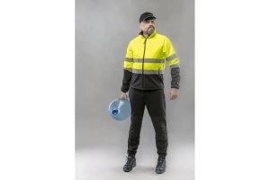 Pantaloni de trening bumbac negru MURG 2XL - Img 3