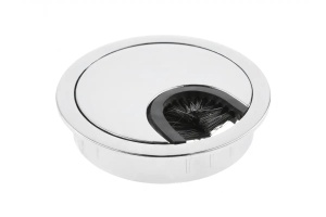 Trecere cablu birou LBF, 60mm, crome