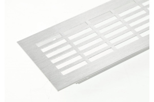 Grila de ventilație pentru bucătărie 480x80mm , otel periat - Img 3