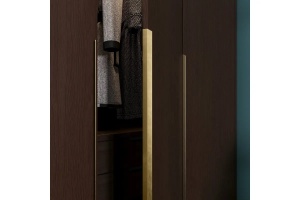 Mâner mobilă GTV TREX CROSS, C=3x352 mm, L= 1200 mm, Al, auriu deschis periat - Img 4