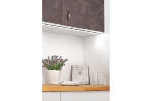 Profil banda LED din aluminiu aplicat GLAX Mini negru 3,05 m - Img 5