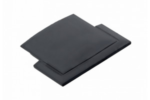Capac profil GLAX LED negru (10 buc în blister)