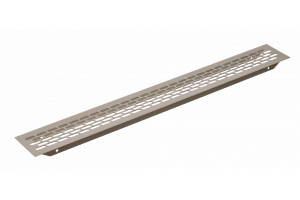 Grila de ventilație pentru bucătărie 484x60mm , antracit deschis
