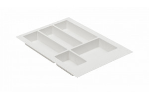 Organizator tacamuri 400mm AXISPACE pt sertarele AXISPRO alb