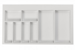 Organizator tacamuri 900mm AXISPACE pt sertarele AXISPRO alb - Img 2