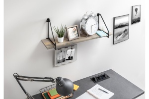 Priza incorporabila in mobilier 2xSchuko, 2xUSB, cablu inclus 1.5m, aluminiu - Img 4