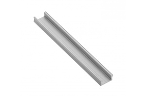 Profil banda LED din aluminiu aplicat GLAX Mini argintiu 3,05 m