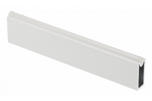 Set bara haine dreptunghiulara 33x12 mm, 3 ml, suport inclus, alb mat
