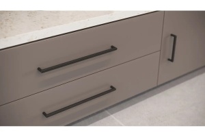 Mâner mobilă GTV NYXA, C=128 mm, L=138 mm, ZnAl, negru mat - Img 3