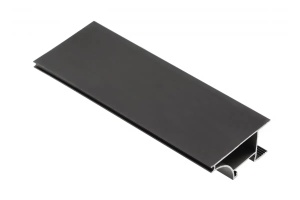 Profil gola corpuri superioare GLAX, 3m, negru