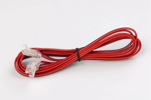 Conector transparent pentru benzi LED COB cu cablu de 2 m