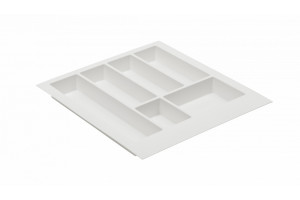 Organizator tacamuri 500mm AXISPACE pt sertarele AXISPRO alb
