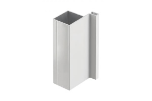 Profil Gola vertical - VELLO ( T pe o parte), 3m, alb
