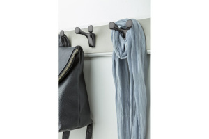 Agățător de Cuier Dublu GTV TOLEDO B0, Negru Mat - Accesoriu Eleganță și Durabilitate - Img 3