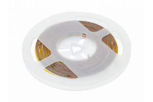 Bandă LED COB 24V, 320LED/m, 8mm, 8W/m, fără gel, alb neutru, cablu mini amp, 5 ml