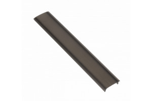 Dispersor pentru profil LED GLAX, mat , L=2m, negru