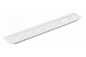 Grilă de ventilație din aluminiu 80x480, alb