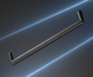 Mâner mobilă GTV NYXA, C=192 mm, L=202 mm, ZnAl, negru mat - Img 4