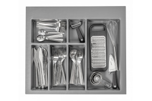 Organizator tacamuri 600mm AXISPACE pt sertarele AXISPRO antracit - Img 3