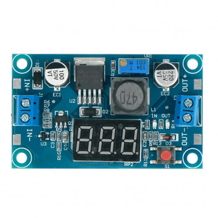 Modul Sursa LM2596S-ADJ 2-36V/3A & Display