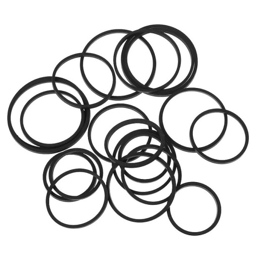 Set 20 curele patrate 2mm / Ø 24 - 32mm