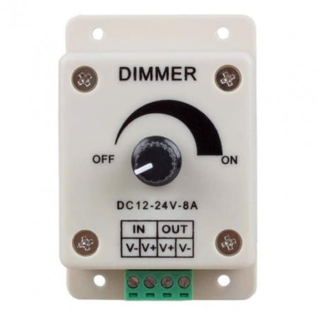 Dimmer / Variator 12-24V 8A 192W