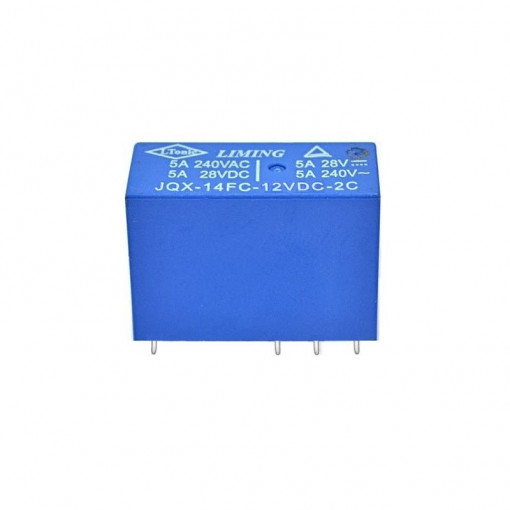 Releu JQX-14FC-12VDC-2C 12V 240V/5A