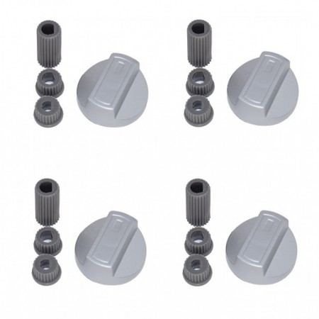 Set butoane argintii pt aragaz