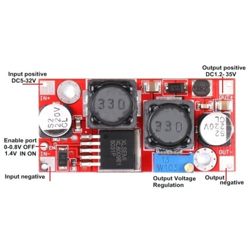 20W 1,2÷35V/1,5A DC-DC Power Supply Module