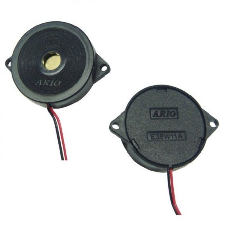 Buzzer piezo 45mm 1kHz 85dB