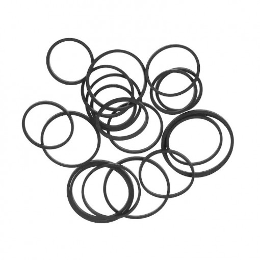 Set 45 curele patrate 1,2mm Ø 15 - 25mm