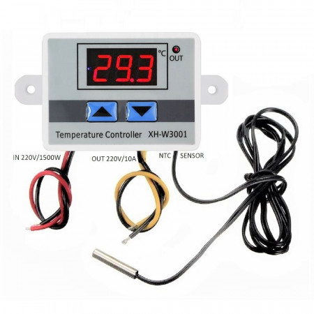 Termostat cu sonda si display 1,5KW