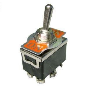Comutator 250V/15A on-off-on 6P