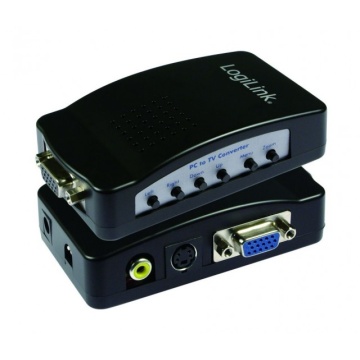 Convertor PC - VGA la TV - RCA +S-Video