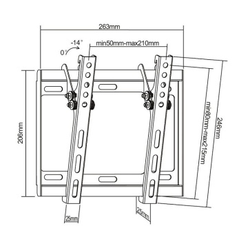 Suport LCD/LED-TV 13"-42" reglabil - Img 2