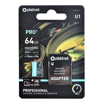 Micro SD Card 64Gb Class 10 Pro