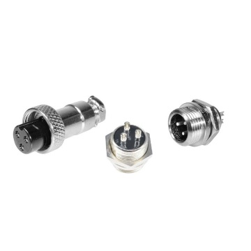 Mufa GX16 / NC3 (XLR3) 50V/10A mama / tata 3 pini