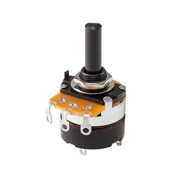Potentiometru 50K D-Shaft + switch
